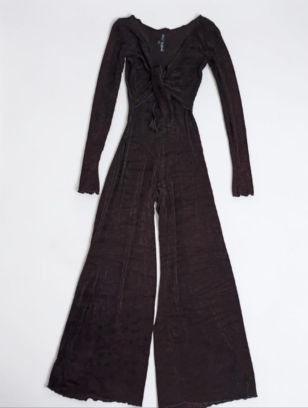 SOLD!!! DO NOT PURCHASE Vintage 90s Betsey Johnson Stretchy Black Jumpsuit - Picture 3 of 7